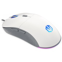 Endorfy GEM/Herní/Optická/Pro praváky/8 000 DPI/Drátové USB-A/Bílá