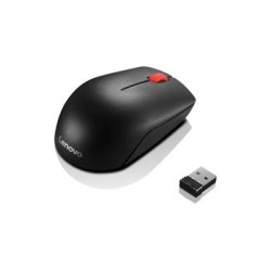 LENOVO myš bezdrátová Essential Compact Wireless Mouse - 1000 DPI, Optical, USB, 3 tlačítka, černá