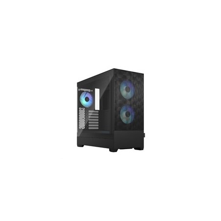 FRACTAL DESIGN skříň Pop Air RGB Black TG Clear Tint, 2x USB 3.0, bez zdroje, ATX