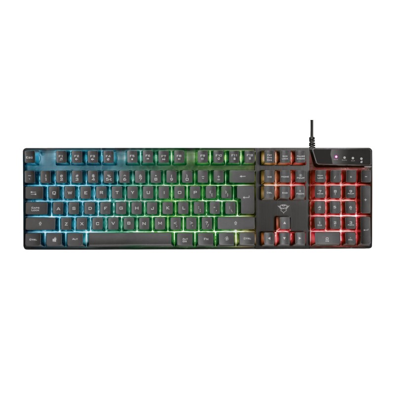 TRUST herní klávesnice GXT 835 Azor Illuminated Gaming Keyboard CZ/SK