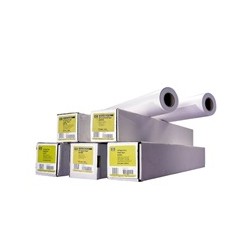 HP Heavyweight Coated Paper, 167 microns (6.6 mil) • 130 g/m2 (35 lbs) • 1524 mm x 30.5 m, C6977C