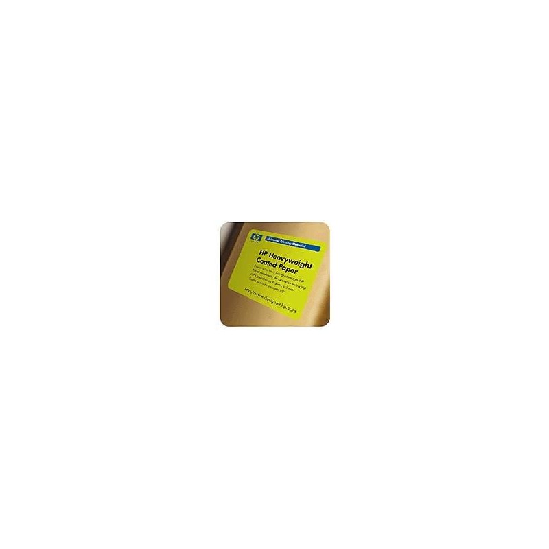 HP Universal Heavyweight Coated Paper, 172 microns (6.8 mil) • 131 g/m2 (35 lbs) • 610 mm x 30.5 m, Q1412B