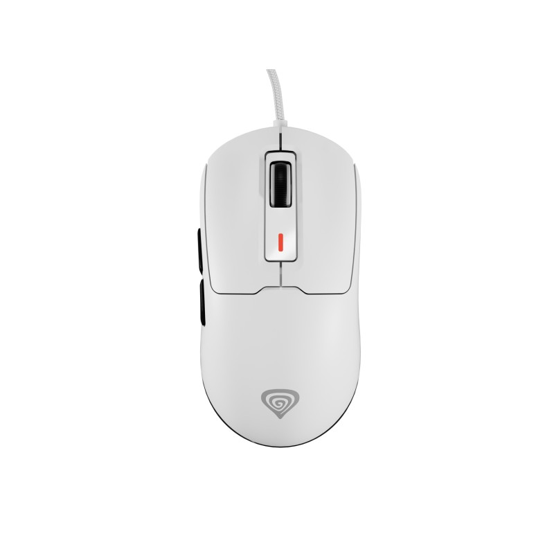 Genesis herní myš KRYPTON 660/Herní/Optická/12 000 DPI/Drátové USB-A/Bílá