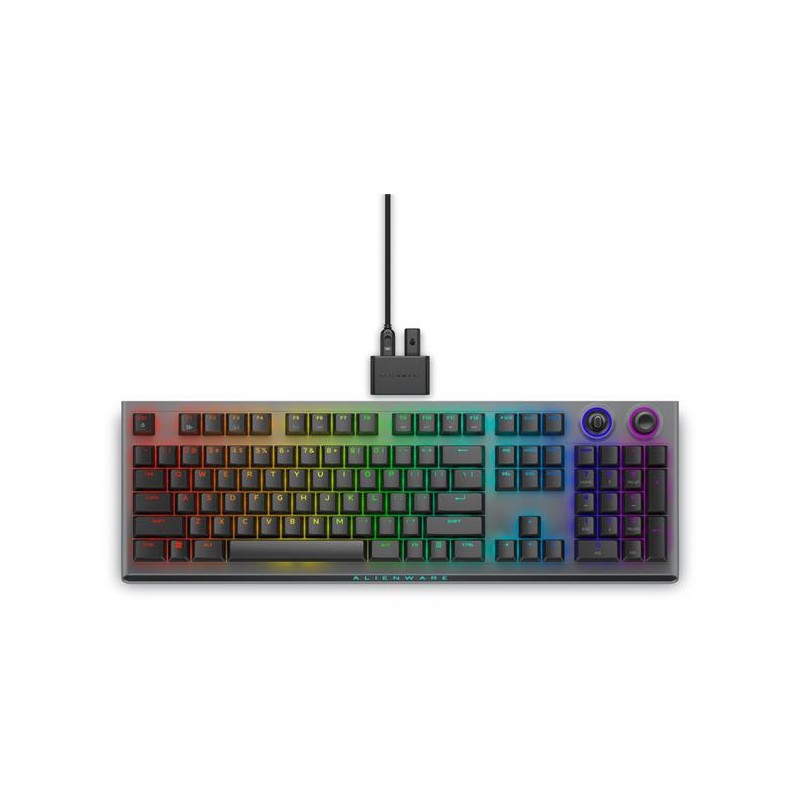 Dell Alienware AW920K/Bezdrátová USB + Bluetooth/Černá