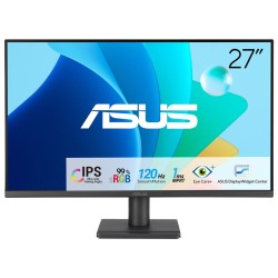 ASUS LCD 27" VA279HG Eye Care Gaming Monitor 1920x1080 IPS Full HD 99% sRGB Frameless 120Hz Adaptive-Sync 1ms HDMI VGA
