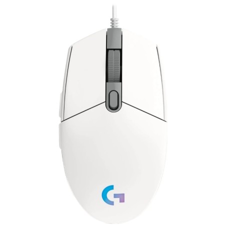 Logitech G203 Gen2/Herní/Optická/Pro praváky/8 000 DPI/Drátová USB/Bílá