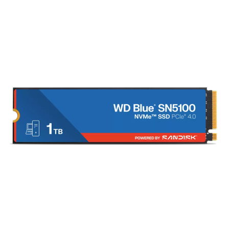 WD BLUE SSD NVMe 1TB PCIe SN5100 Powered by SanDisk, Gen4, (R:5150, W:4900MB/s)