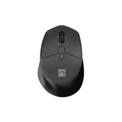 Myš bezdrátová Natec KITE/Kancelářská/Blue Sense/Pro praváky/4 000 DPI/USB+BT/Černá