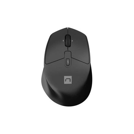 Myš bezdrátová Natec KITE/Kancelářská/Blue Sense/Pro praváky/4 000 DPI/USB+BT/Černá