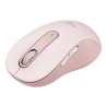 Logitech Signature M650 L/Kancelářská/Optická/Pro praváky/4 000 DPI/USB+BT/Růžová