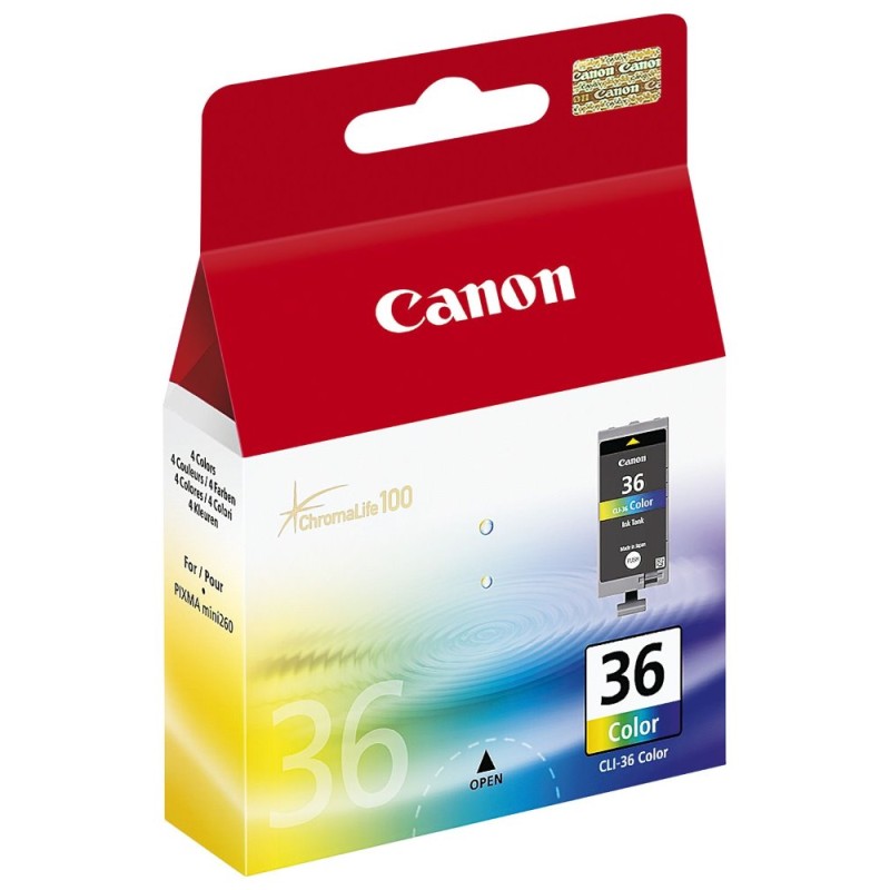 Canon CARTRIDGE CLI-36 barevná pro PIXMA iP100, iP110, TR150 (250 str.)