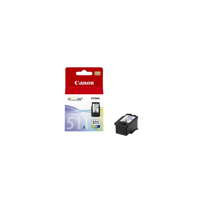 Canon CARTRIDGE CL-511 barevná pro PIXMA iP2700, MP2x0, MP49x, MX3x0, MX410, MX420 (245 str.)