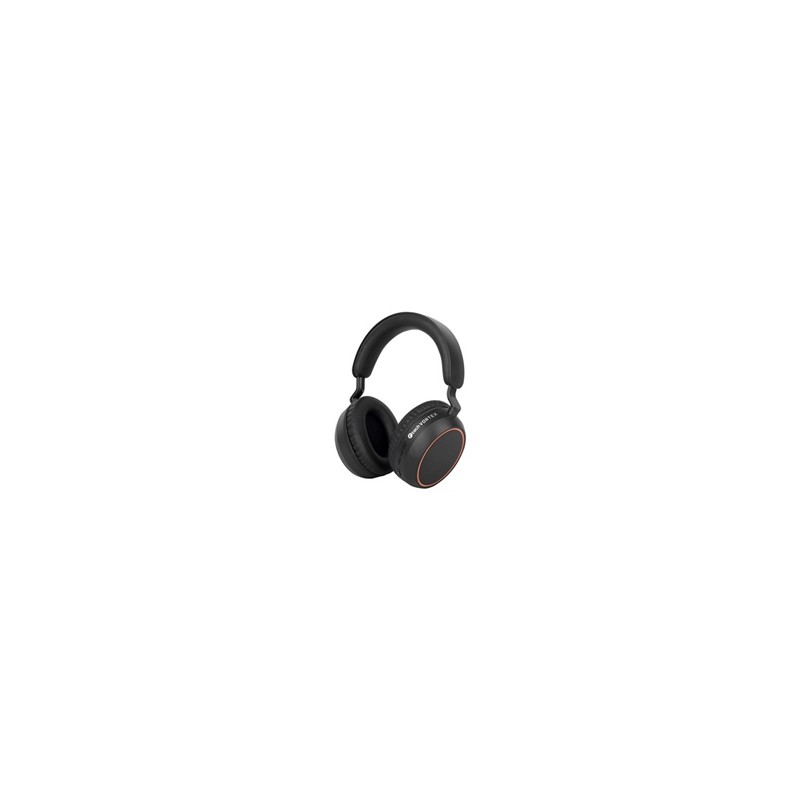 C-TECH Sluchátka Vortex BHS-01, Bezdrátová, Bluetooth, černá