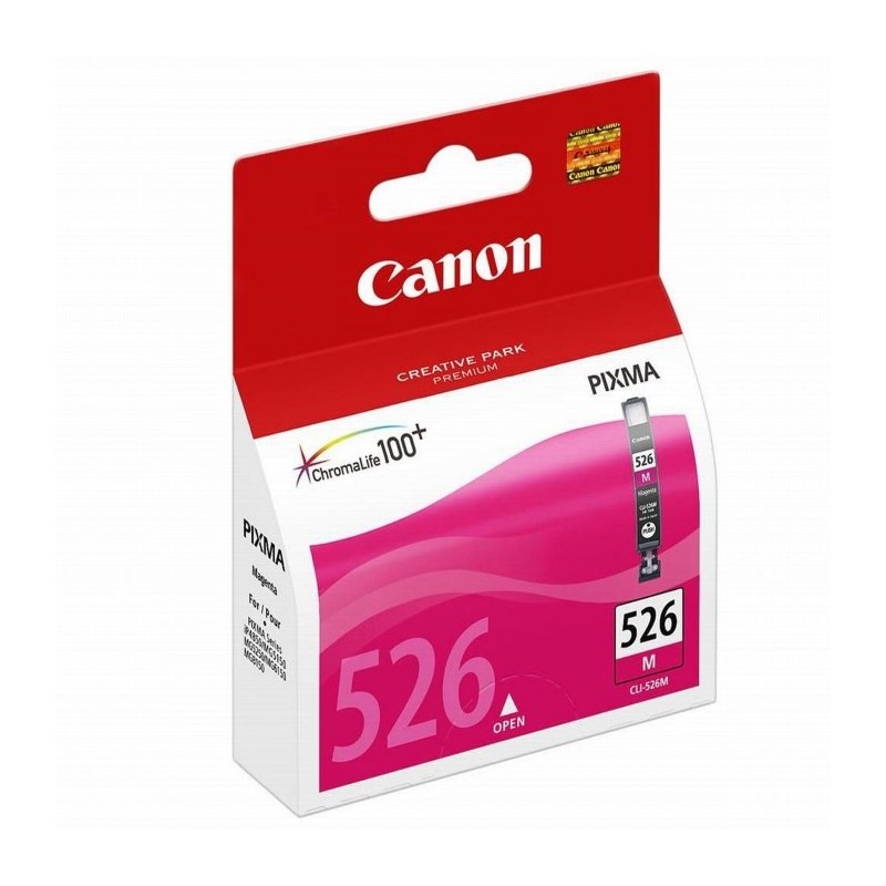Canon CARTRIDGE CLI-526M purpurová pro Pixma IP4850, IX6520, IX6550, MG5120, MG5150, MG5170, MG5250, MG6170 (437 str.)
