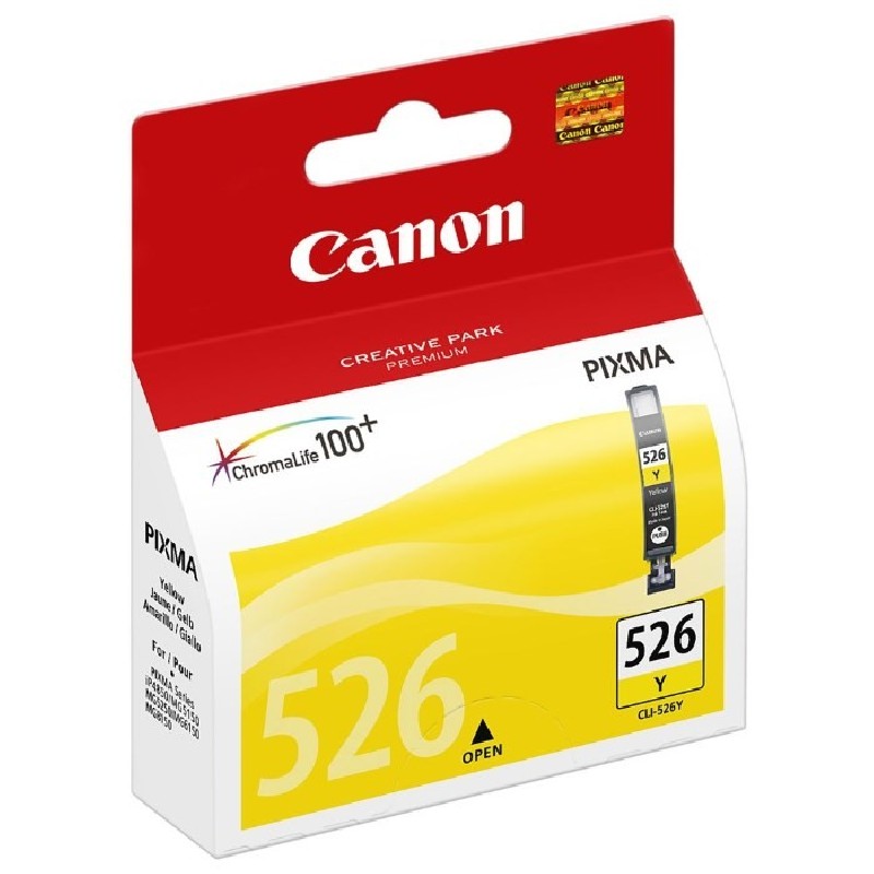 Canon CARTRIDGE CLI-526Y žlutá proPixma IP4850, IX6520, IX6550, MG5120, MG5150, MG5170, MG5250, MG6170, MG8120 (450str.)