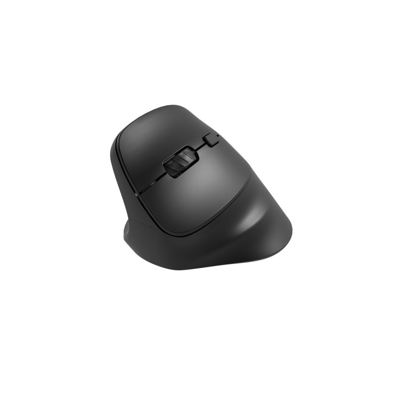 Natec CRAKE 2/Kancelářská/Optická/Pro leváky/2 400 DPI/USB+BT/Černá