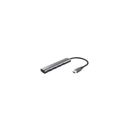 TRUST Rozbočovač Halyx Aluminium USB-C To 4 Port USB-A 3.2 Gen1 Hub