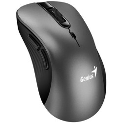 Genius Ergo 8100S/Ergonomická/Optická/Pro praváky/1 600 DPI/Bezdrátová USB/Černá-šedá