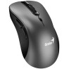 Genius Ergo 8100S/Ergonomická/Optická/Pro praváky/1 600 DPI/Bezdrátová USB/Černá-šedá