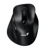 Genius Ergo 9000S/Ergonomická/Optická/Pro praváky/2 400 DPI/USB+BT/Černá