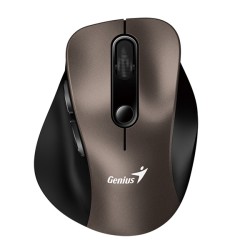 Genius Ergo 9000S/Ergonomická/Optická/Pro praváky/2 400 DPI/USB+BT/Champagne Titanium