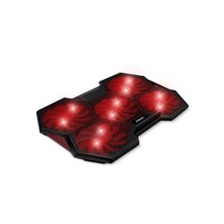 EVOLVEO Ania 14, chladicí podstavec pro notebook, červené podsvícení
