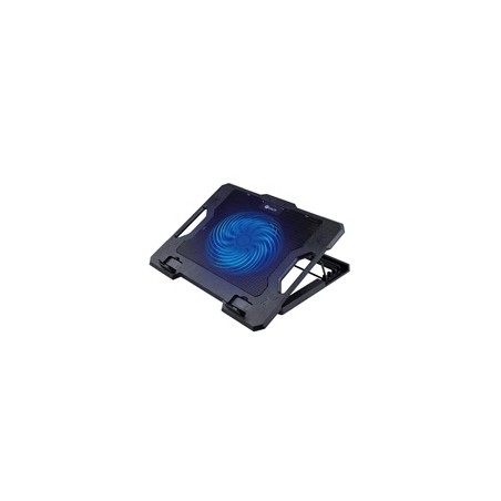 C-TECH chladící podložka pod NTB CLP-S100, Až 17", 1x 140mm, 2x USB, modré podsvícení