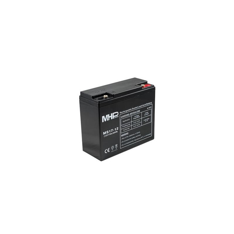 Pb akumulátor MHPower VRLA AGM 12V/17Ah (MS17-12)