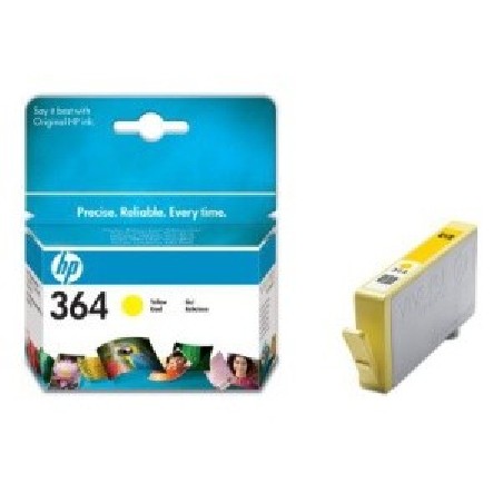 HP 364 Yellow Ink Cart, 3 ml, CB320EE (300 pages)