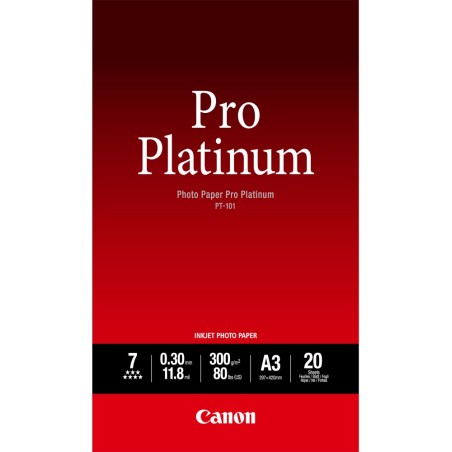 Canon fotopapír PT-101 A3, 20ks, lesklý, 300g/m