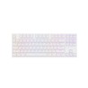 Genesis herní mechanická klávesnice THOR 404/RGB/Gateron Yellow Pro/Drátová USB/US layout/Bílá