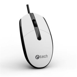 C-TECH Myš WM-10, černo/bílá, USB