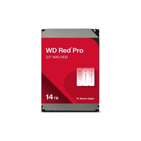 WD RED Pro NAS WD142KFGX 14TB, SATA III 3.5", 512MB 7200RPM, 255MB/s, CMR