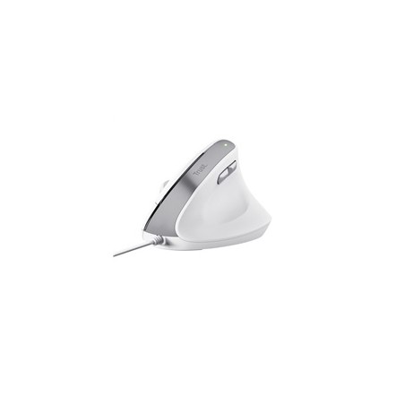 TRUST myš Bayo II Ergonomická vertikální myš, USB, bílá