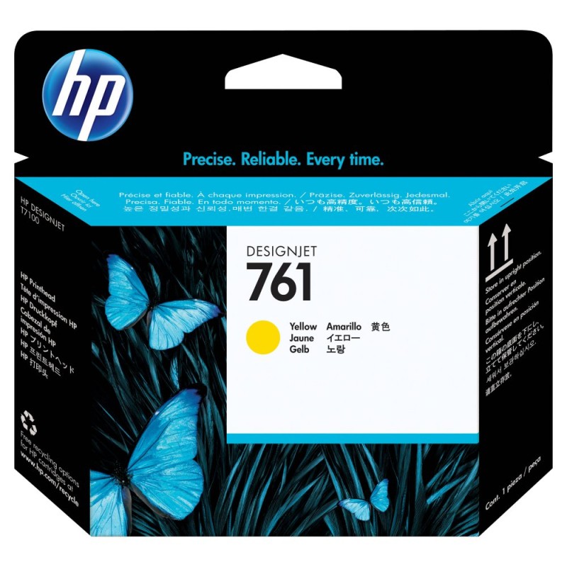 PRINT HEAD NO 761/YELLOW FOR DESIGNJET