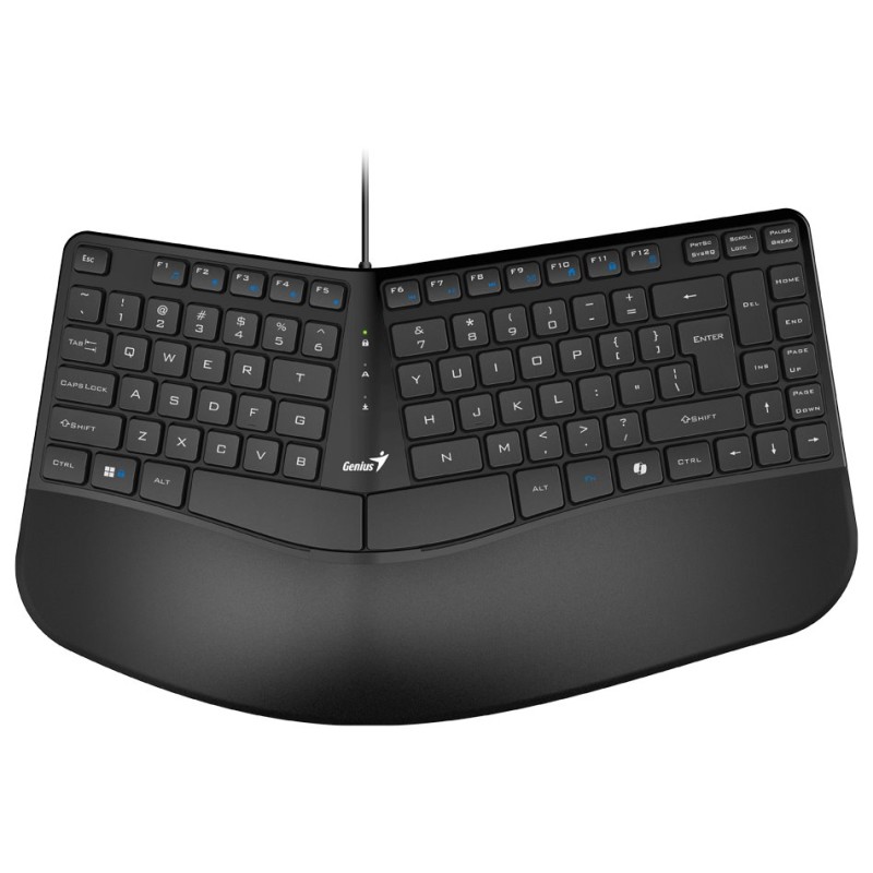 Genius Ergo KB-700/Drátová USB/CZ-SK layout/Černá