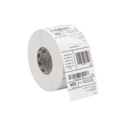 Zebra Label, PVC, 101.6X76.2MM Thermal Transfer, 8000T 7 Year Vinyl, Permanent Adhesive, 76.2MM Core, Sample