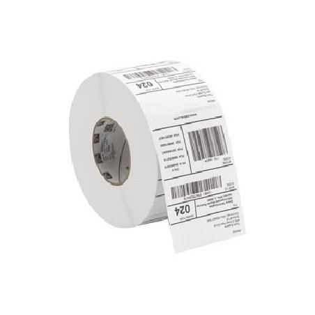 Zebra Label, PVC, 101.6X76.2MM Thermal Transfer, 8000T 7 Year Vinyl, Permanent Adhesive, 76.2MM Core, Sample
