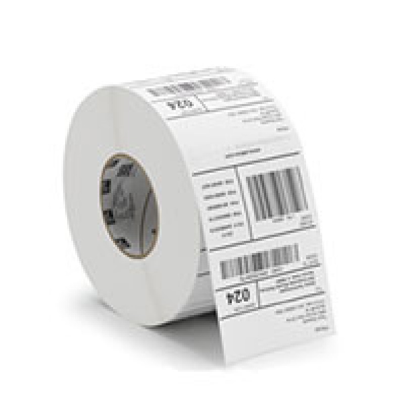 Zebra Label, Paper, 97X15MM Thermal Transfer, Z-PERFORM 1500T, Coated, Permanent Adhesive, 76MM Core, Sample, RFID 100/Roll