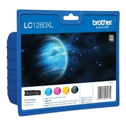 LC-1280XLVALBP (inkoust multipack-černá+tři barvy)