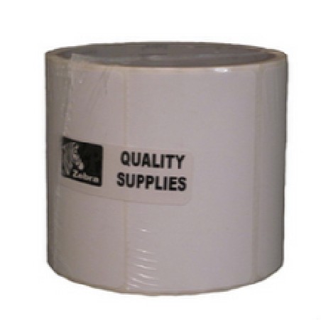 Label, Polyetherimide, 41.3x6.35mm Thermal Transfer, Z-Supreme 3100T White, Acrylic Adhesive, 76.2mm Core, Sample