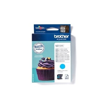 BROTHER INK LC-123C cyan cca 600