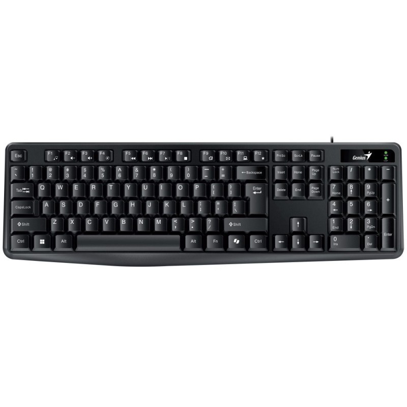 GENIUS klávesnice KB-117, Drátová, Copilot, USB, černá, CZ+SK layout