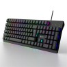 C-TECH Klávesnice Riven, Drátová USB, černá