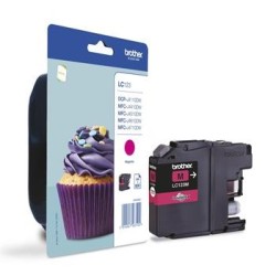 BROTHER INK LC-123M magenta cca 600