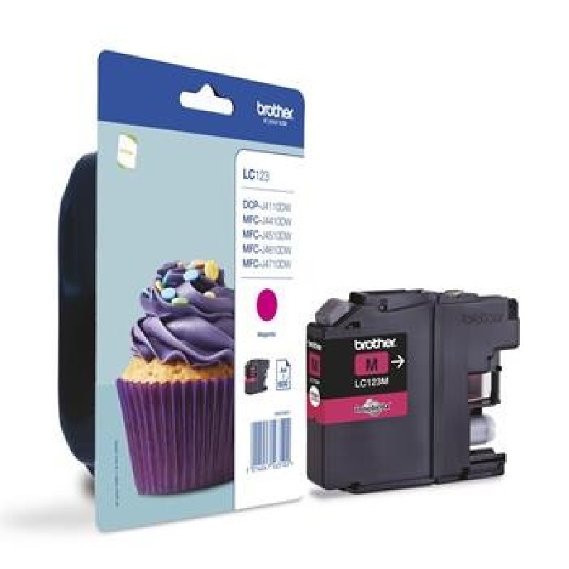 BROTHER INK LC-123M magenta cca 600