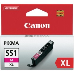 Canon CARTRIDGE CLI-551M XL purpurová pro Pixma iP, Pixma iX, Pixma MG a Pixma MX 6850, 725, 7250, 925, 8750, 5450, 5550, 5650