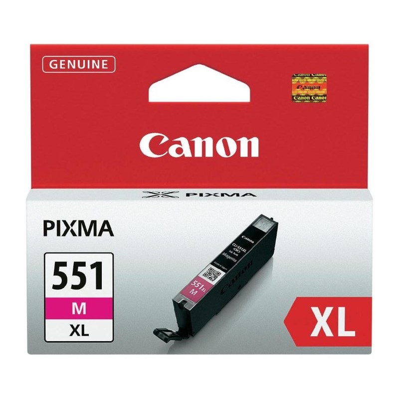 Canon CARTRIDGE CLI-551M XL purpurová pro Pixma iP, Pixma iX, Pixma MG a Pixma MX 6850, 725, 7250, 925, 8750, 5450, 5550, 5650