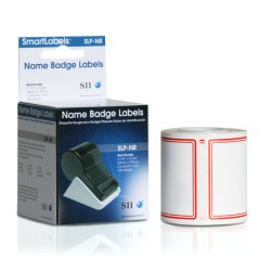 Seiko Instruments SLP-NR Red Frame Label 54X70MM/161 LAB/Roll 1 Roll/Box
