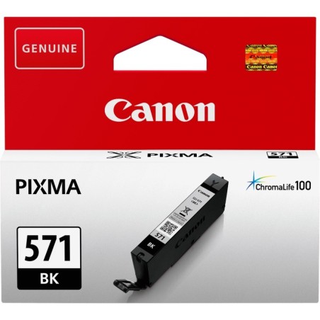 CANON CARTRIDGE CLI-571BK XL černá pro PIXMA MG575x, MG685x, MG775x, TS505x, TS605x, TS805x, TS905x (5565 str.)